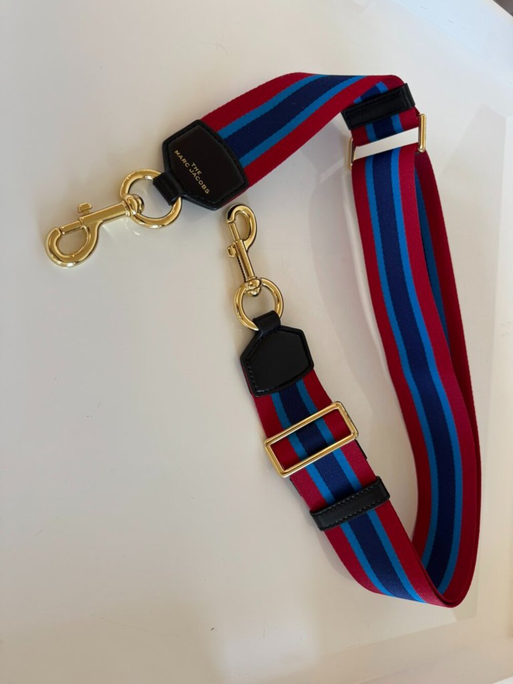 MARC JACOBS Sport Stripe Webbing Bag Strap - Picture 4 of 9